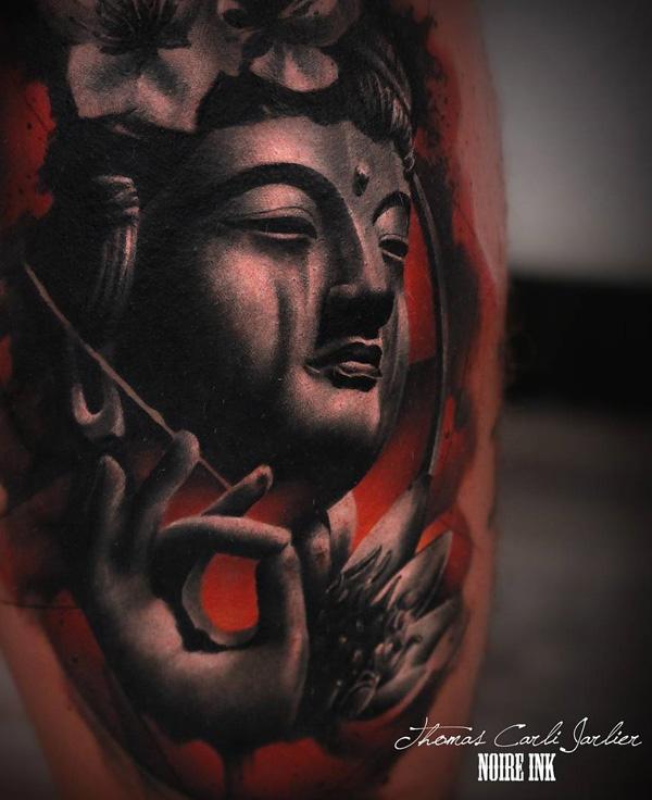 Buddha portrett tatovering-12