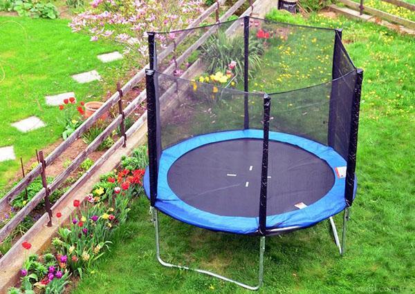 veilige trampoline