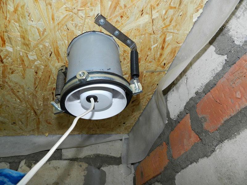 geforceerde ventilatie in de kelder