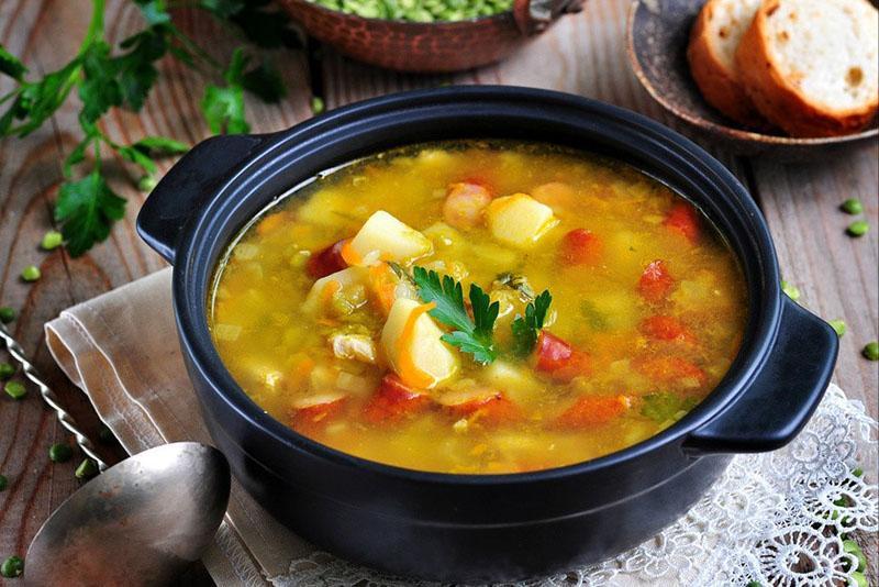 hoe erwtensoep koken in een slowcooker