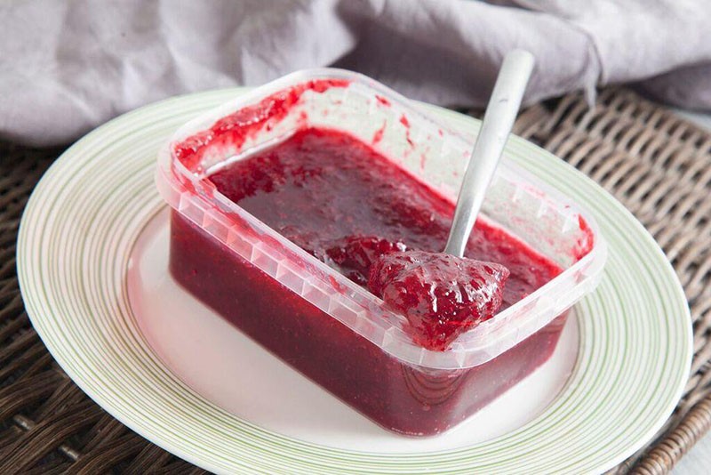 cranberrypuree invriezen