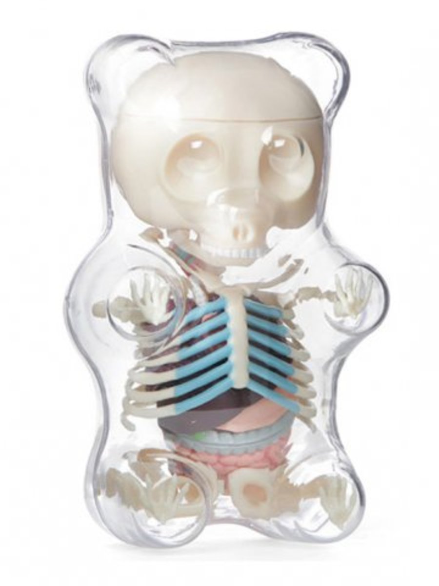 Tilgjengelig på INKEDSHOP.COM: Anatomy Gummy Bear