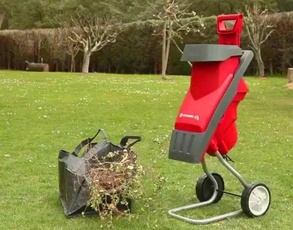 tuinversnipperaar met laag vermogen