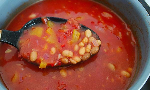 Bonensoep Met Tomaten