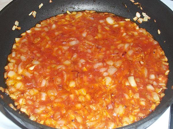 stoof groenten met tomatenpuree