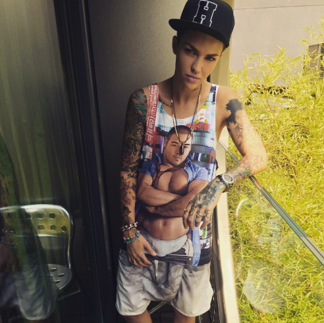 Ruby Rose i hatten