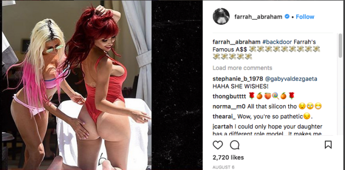 Foto via instagramSom Stephanie_b_1978 sier Farrah Famous A $$